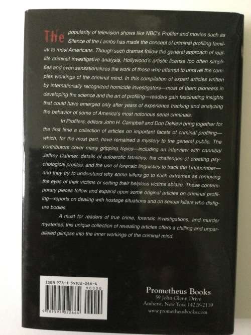 Profilers, Ed John H Campbell, Don DeNevi, 2004