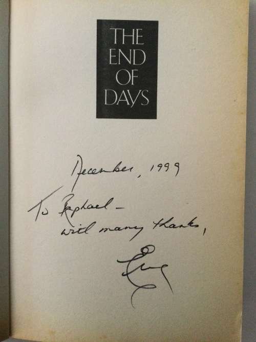 The End Of Days, Erna Paris, 1995