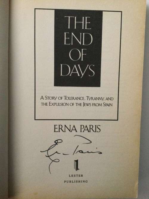 The End Of Days, Erna Paris, 1995