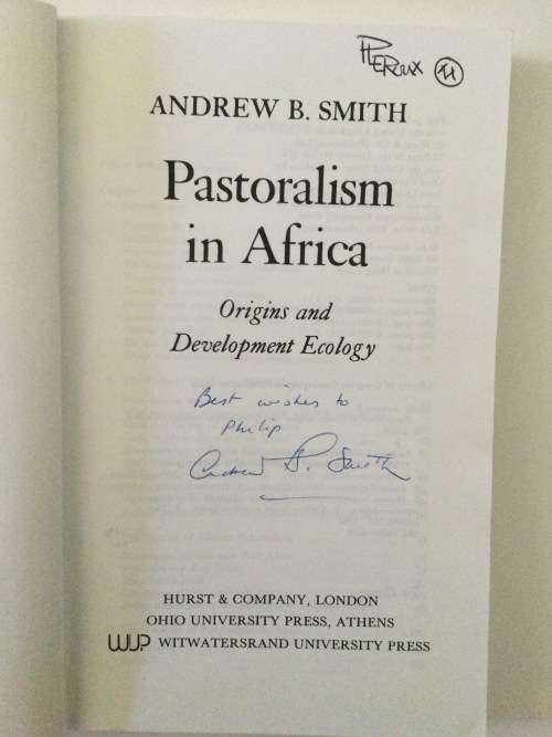 Pastoralism in Africa, Origins and Development Ecology, Andrew B Smith, 1992