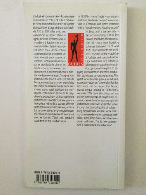 Le Corbusier, The Quartiers Modernes Fruges, 1998