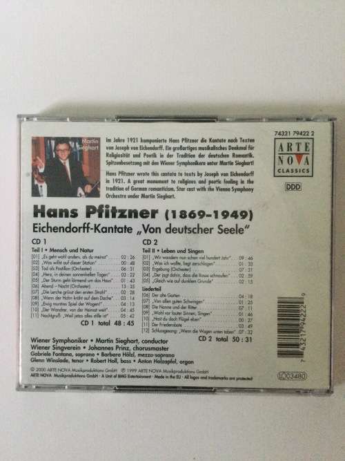 Eichendorff-Kantate, Hans Pfitzner, Von deutsche Seele