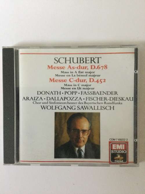 Schubert, Messe As-dur, D.678, Messe C-dur, D.452