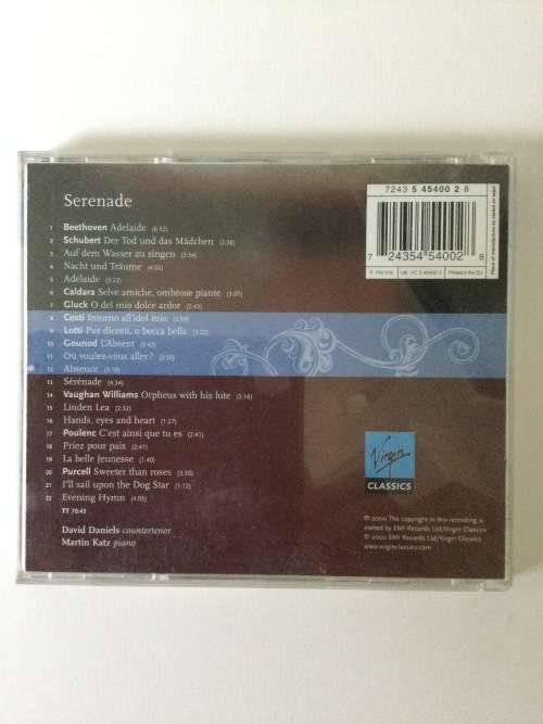 Serenade, David Daniels