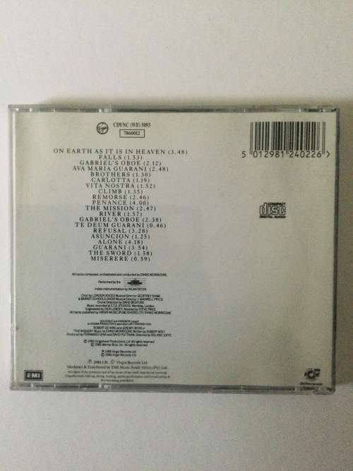 The Mission Soundtrack, Ennio Morricone