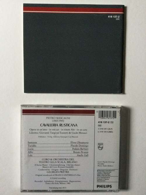 Cavalleria Rusticana, Mascagni