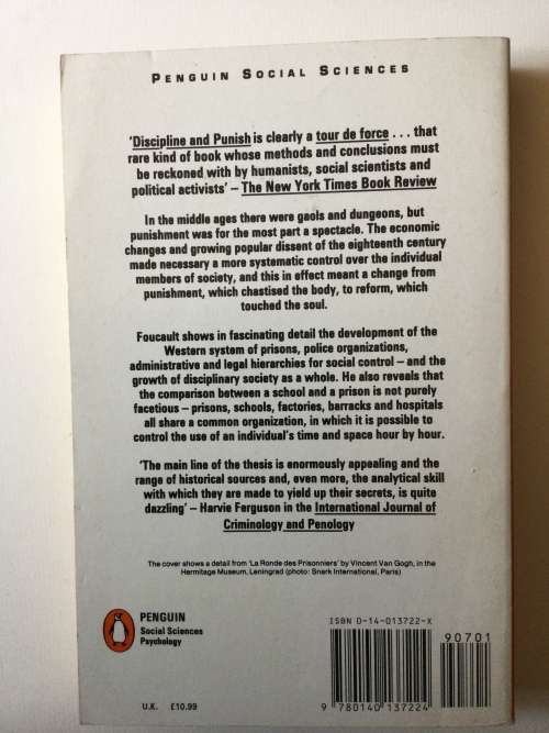 Discipline And Punish, Michel Foucault, 1991