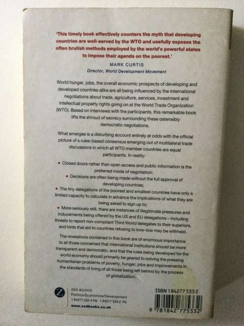 Behind The Scenes At The WTO, F Jawara and A Kwa, 2004