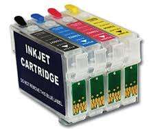 Generic Epson CX4300 / TX117 Cartridges, Black, Yellow, Cyan, Magenta