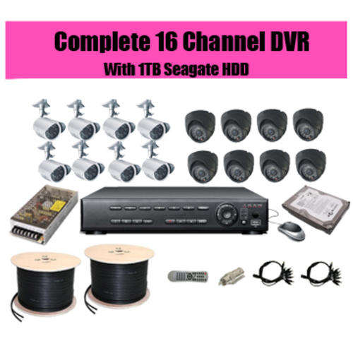 Complete 16 Channel Security Surveillance System
