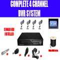Complete 4 Channel Security Surveillance System