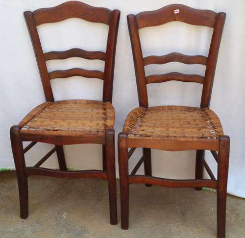 Pair of Fruitwood Chairs (Bidding Per Chair)