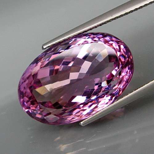 17.38Ct.Real! Natural BIG Purple&Golden Bolivia Ametrine Full Sparkling