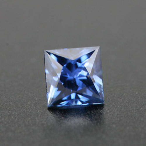 Natural Sapphire Square cut Blue