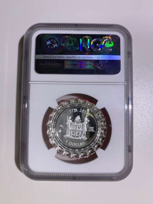 2018 COCA-COLA BOTTLE CAP - 6 GRAM SILVER COIN - NGC PF70 ULTRA CAMEO