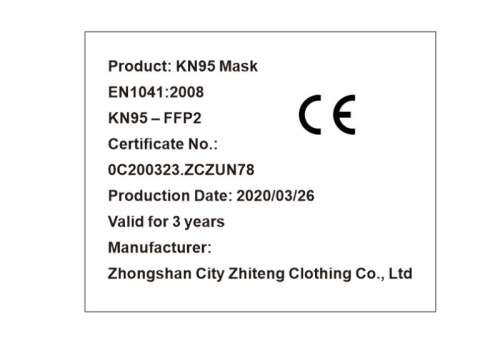 KN95 Face Mask 4Layers - 10PCS Per Box CE Certified