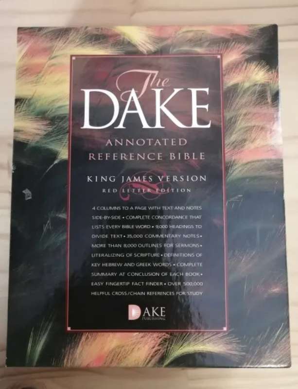 Dake KJV Annotated Reference Bible