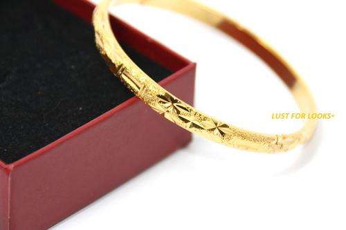 *** 18k Gold Plated Beautiful Bangle *** New Design *** 4 Bangel's In 1 Auction [ LustForLooks ]