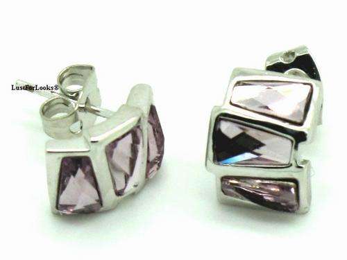***R499*** Genuine Swarovski Earings # 3 x Swarovski Stones # Earings To Die For #