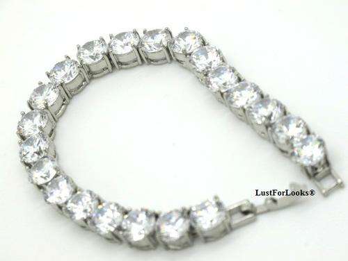 *** Made By Swarovski Elements *** Ladies Tennis Bracelet *** Money Back Guarantee * [ For Her ] *