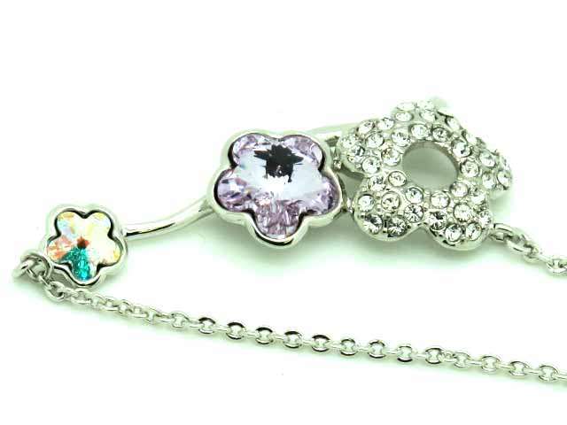 ****R599**** Swarovski Necklace **** White Gold Plated **** New Fashion Design *** LustforLooks