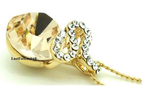 Money Back Guarantee [14k Gold Plated] Made By Swarovski Elements - Necklace For Her [LustforLooks]