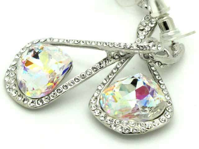 ***Made By Swarovski Elements ** Don't Pay If You Don't Like It! *** Wedding Or Party? Earrings **
