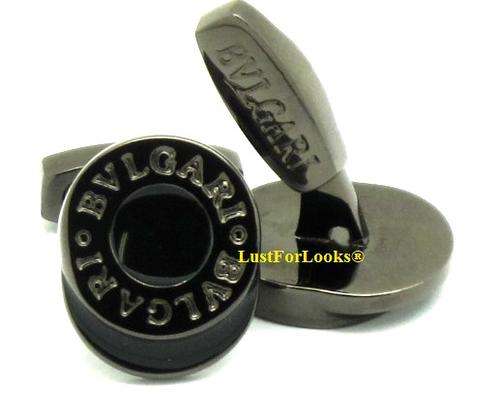 Only From LustForLooks [ BVLGARI ] [ Cufflinks ] Set Of Two ( 2 ) 100% Authentic