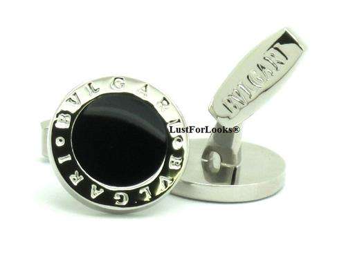 Only From LustForLooks [ BVLGARI ] [ Cufflinks ] Set Of Two ( 2 ) 100% Authentic