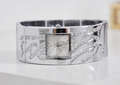 Guess Bangle Watch in Silver
