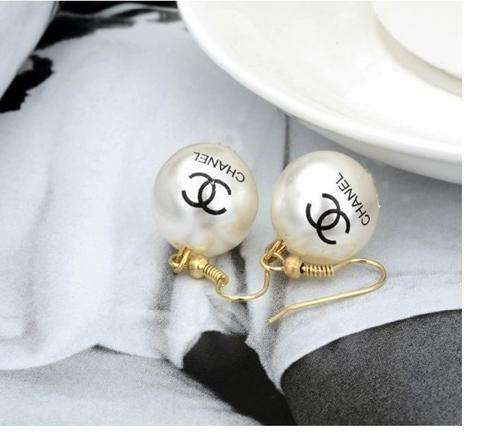 Chanel Drop Pearl Earrings