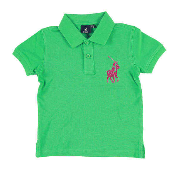 Polo Boys Cotton Golfer, Green