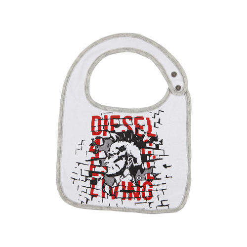Diesel - Baby Bibs, White