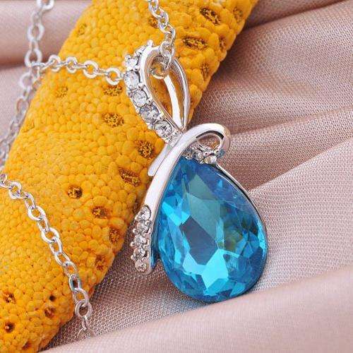 Crystal Drop Necklace