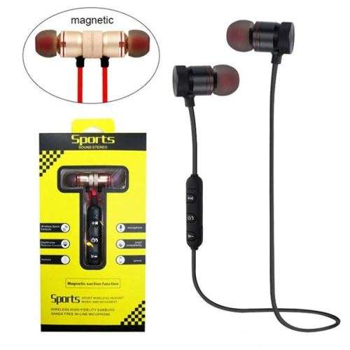 High Quality Sound Bluetooth Sports Earphones with Hands-Free Microphone and 3-Button remote Control