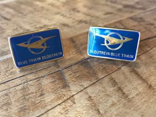 Blue Train/ Bloutrein Cufflinks