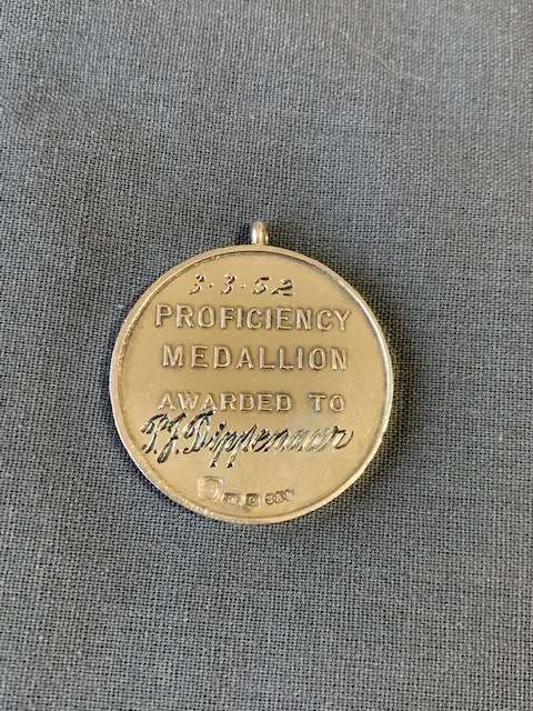 Sterling Silver- The South African Red Cross Society Proficiency Medallion *R1 START*