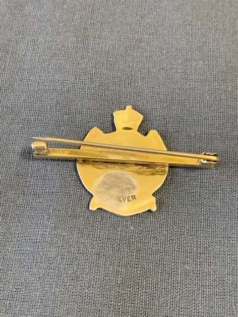 Sterling Silver South African Army Engineers/Genie Corps Pin **R1 START**