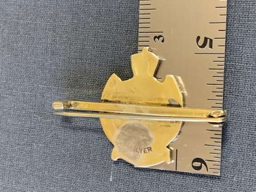 Sterling Silver South African Army Engineers/Genie Corps Pin **R1 START**