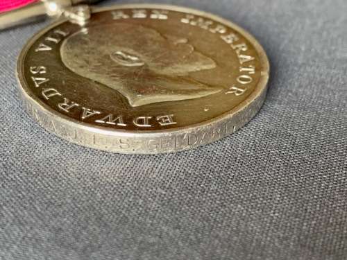 1906 Natal Rebellion Medal to Trooper AJLS GELDART, BORDER MTD. RIFLES. **R1 START**