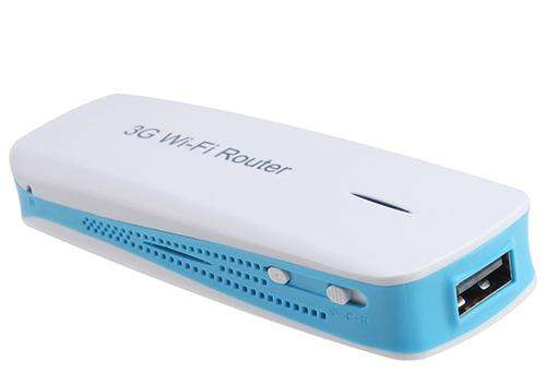 Portable 5in1 150Mbps Mobile Wireless USB 3G Wifi Router + 1800mAh Power Charger