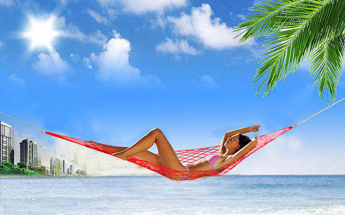 New Portable Nylon Hammock