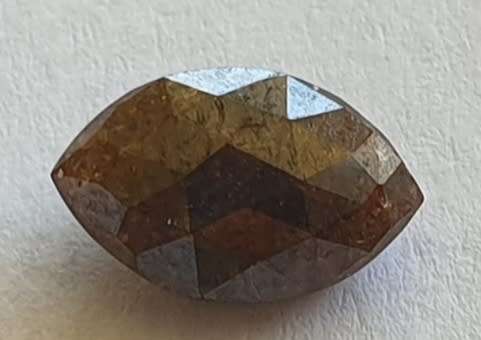 Massive 1.70ct Solitaire Fancy Reddish Brown Natural Diamond Marquise Cut SI2 ! R95 300 Certificate