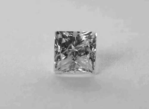 Stunning Natural Loose Princess Cut Colourless Diamond: 1.12ct  SI2/F  R87 500 Certificate