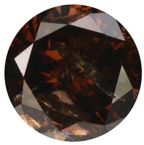 Matching Pair of 0.31ct EACH Fancy Cognac Round Cut 100% Natural Diamonds! R42500
