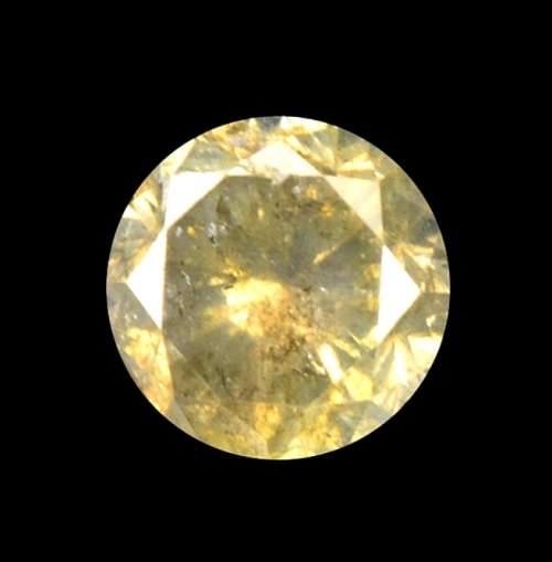 Matching Pair of 0.41ct EACH Fancy Yellow Round Cut 100% Natural Diamonds! R58500