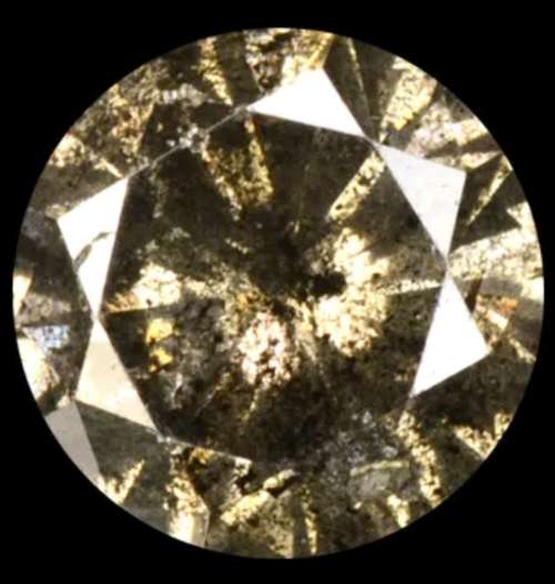 100% Natural Earth Mined Fancy Darkish Champagne Round Cut Diamond  : 0.67ct ! R51250