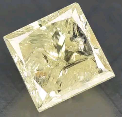 Matching Canary Pair 1.03tcw Untreated Fancy Intense Yellow Princess Cut Natural Diamonds R89 500