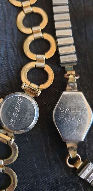 Beautiful Collection of 5 1940's-1970's Ladies Wrist Watches TISSOT / OMEGA / ROTARY