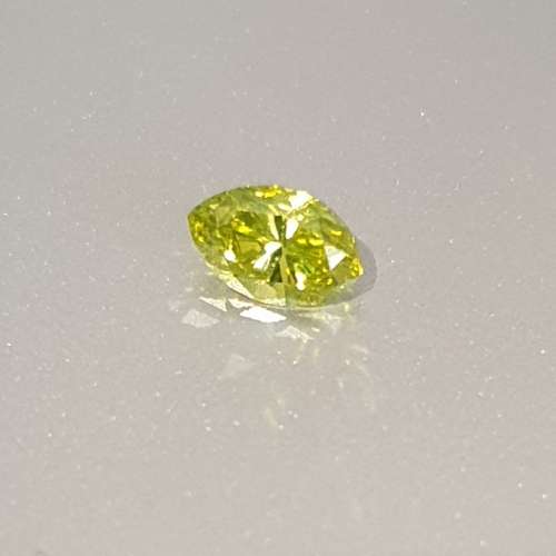 *Massive Natural Diamond Sale* 0.31ct Fancy Intense Yellow/Green Diamond Marquise Cut VVS2 !!!!